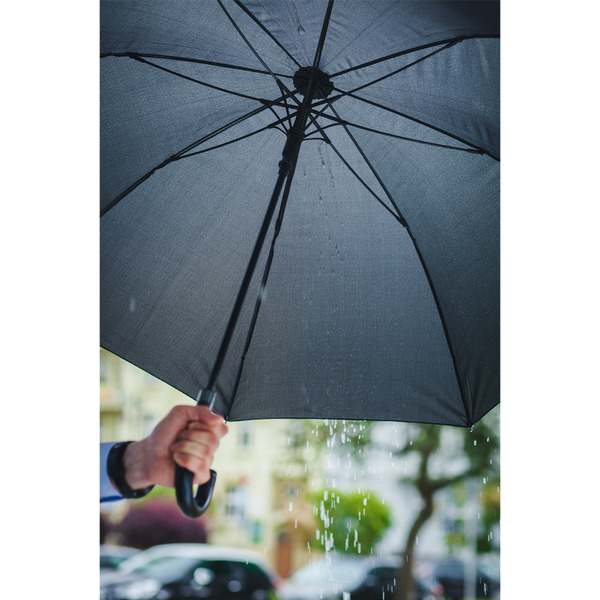 Elegancki parasol Lausanne, czarny - obrazek 3
