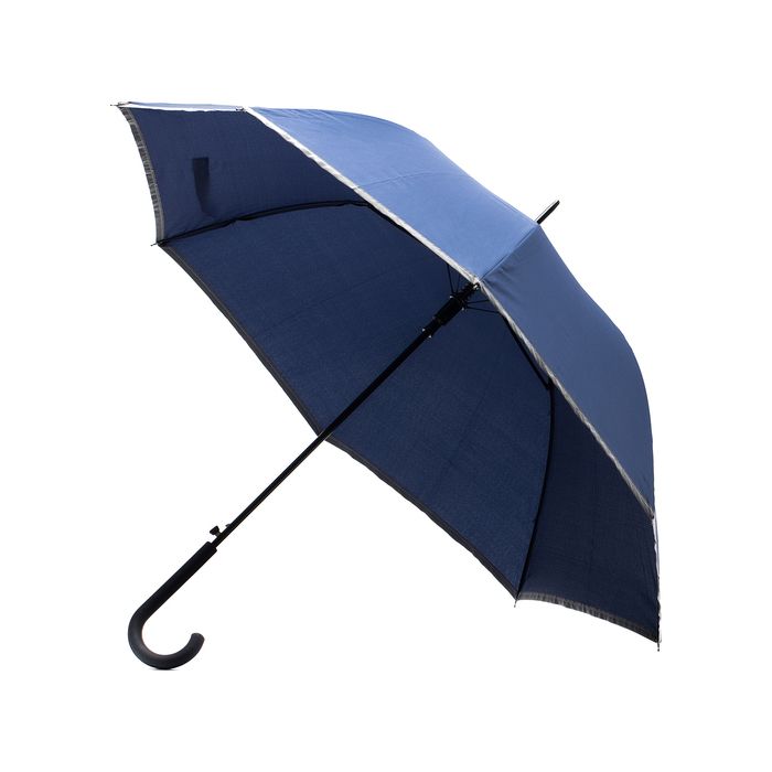Parasol z taśmą odblaskową Refu, niebieski