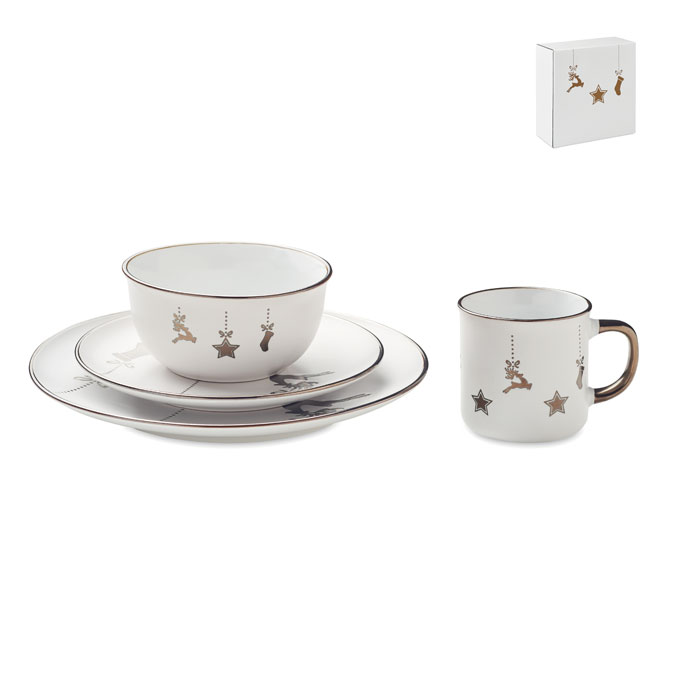 Zestaw ceramiczny 4 elementowy ERAMIK