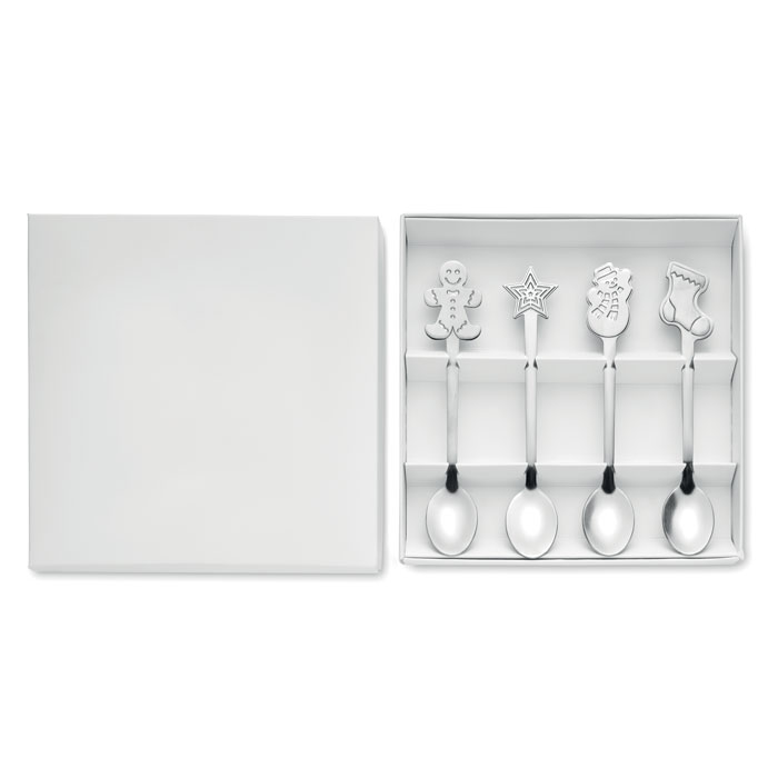 Zestaw 4 świątecznych łyżeczek CHIP SET - obrazek 2