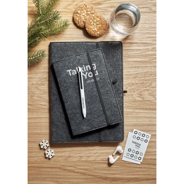 Notes A5 z filcu RPET FELTBOOK - obrazek 5