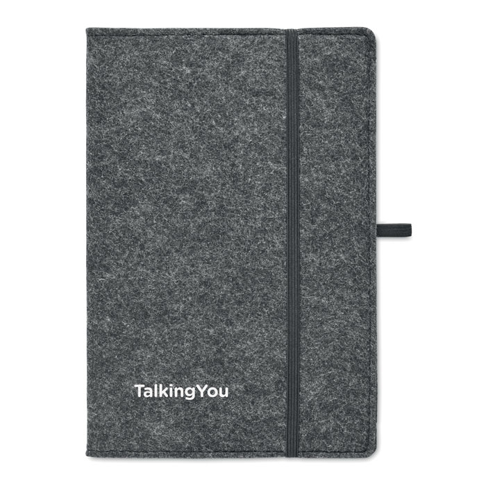 Notes A5 z filcu RPET FELTBOOK - obrazek 4