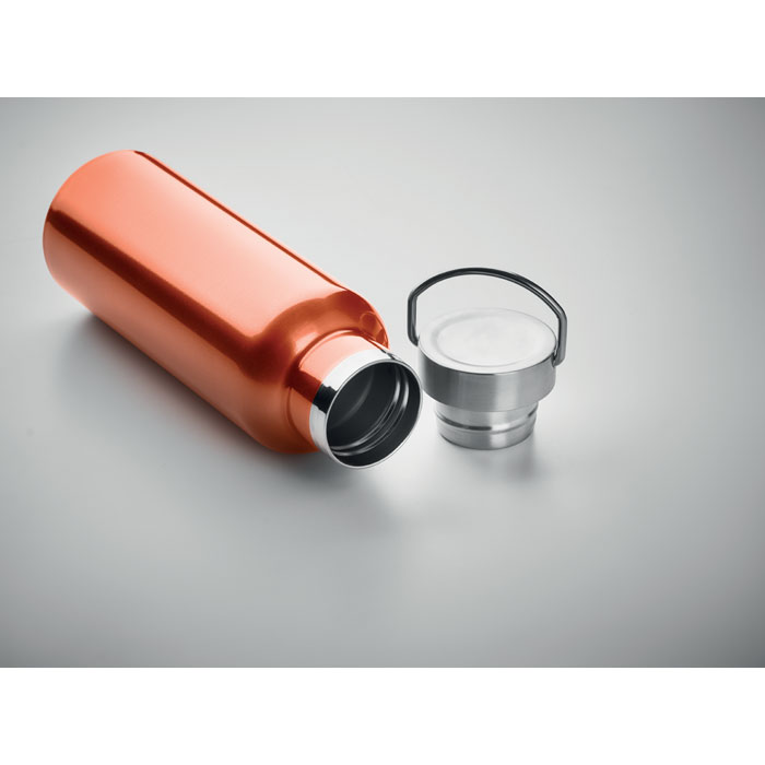 MO2107-10 gadżety reklamowe Butelka podwójna ścianka500 ml Pomarańczowy zdjecie 4