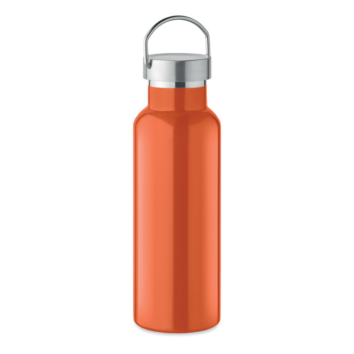 MO2107-10 gadżety reklamowe Butelka podwójna ścianka500 ml Pomarańczowy zdjecie 3-perspektywa