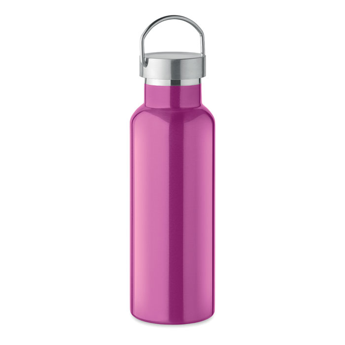 MO2107-38 gadżety reklamowe Butelka podwójna ścianka500 ml Różowy zdjecie 3-perspektywa