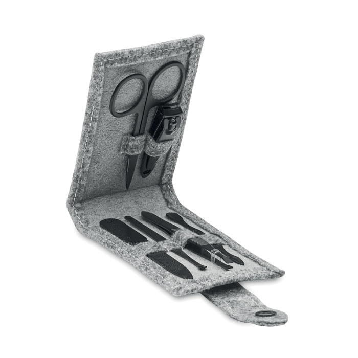 6-el zestaw manicure filc RPET NAILKIT FELT