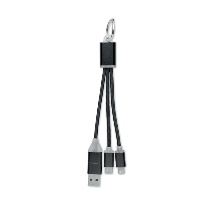 Kabel ładujący 4 w 1 typu C BLUE - obrazek 2