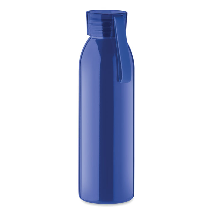 MO2241-04 gadżety reklamowe Butelka ze stali 650ml Niebieski z logo