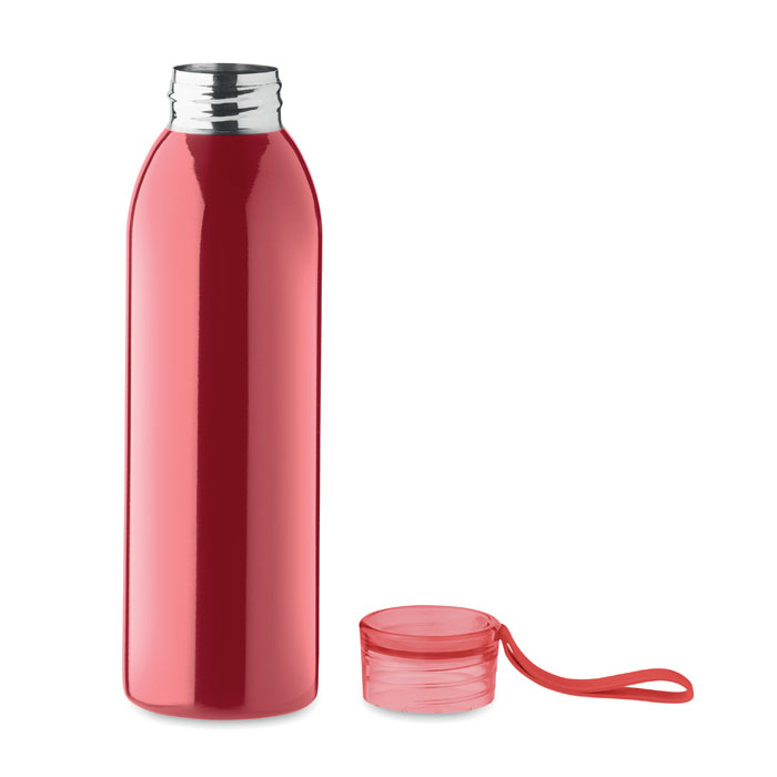 MO2241-05 gadżety reklamowe Butelka ze stali 650ml Czerwony zdjecie 3-perspektywa