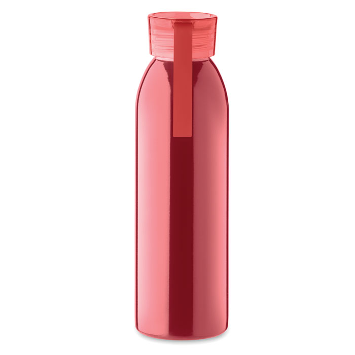 MO2241-05 gadżety reklamowe Butelka ze stali 650ml Czerwony zdjecie 2-widok z boku