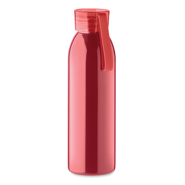 MO2241-05 gadżety reklamowe Butelka ze stali 650ml Czerwony z logo