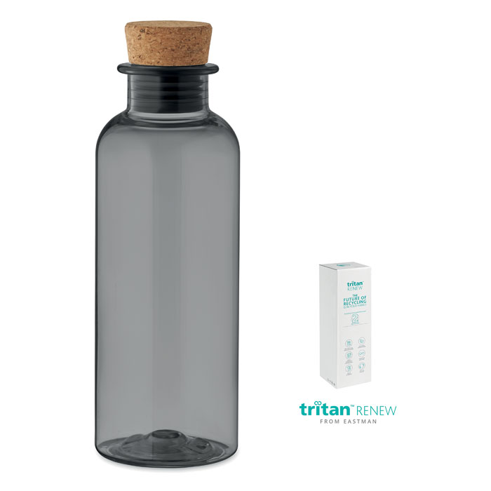 MO2266-27 gadżety reklamowe Butelka z Tritanu Renew™ 500ml Jasny szary z logo
