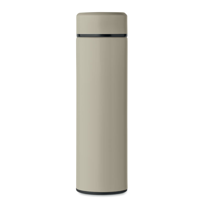 MO2383-65 gadżety reklamowe Butelka z ceramiką 420 ml Jasny szary zdjecie 3-perspektywa