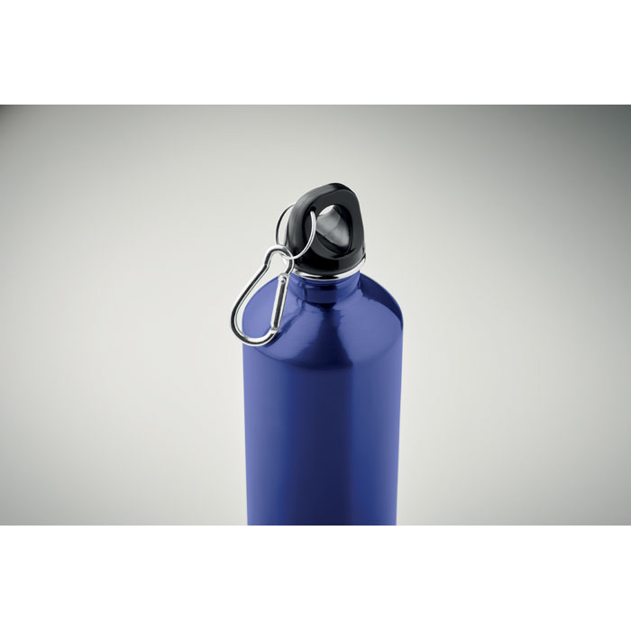 MO2404-04 gadżety reklamowe Butelka z pojedynczą 750ml Niebieski zdjecie 2-widok z boku