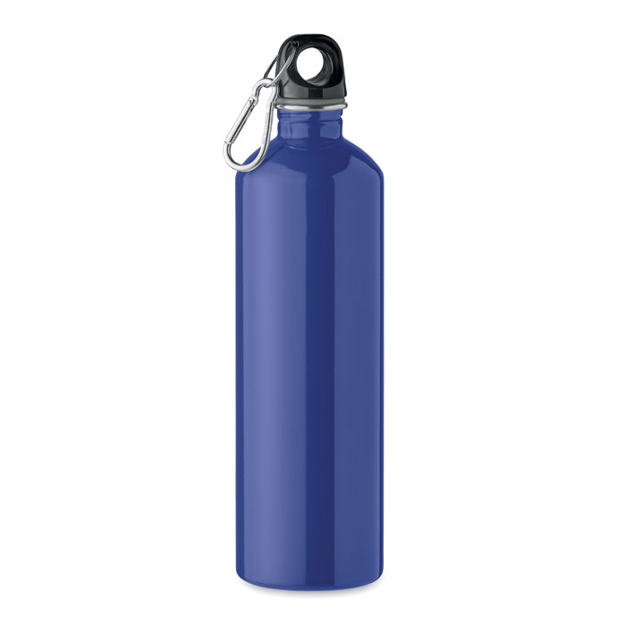 MO2404-04 gadżety reklamowe Butelka z pojedynczą 750ml Niebieski z logo