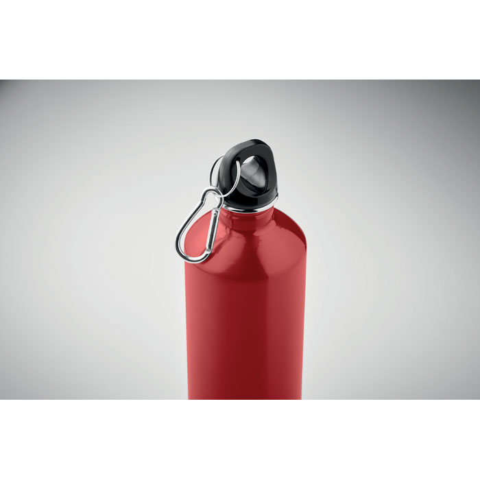 MO2404-05 gadżety reklamowe Butelka z pojedynczą 750ml Czerwony zdjecie 2-widok z boku