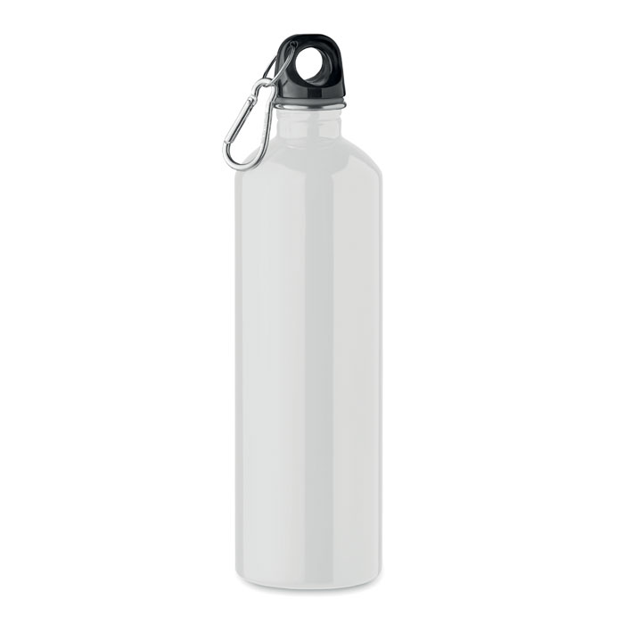 MO2404-06 gadżety reklamowe Butelka z pojedynczą 750ml Biały z logo