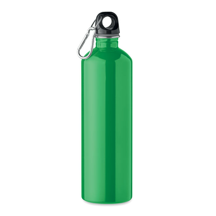 MO2404-09 gadżety reklamowe Butelka z pojedynczą 750ml Zielony z logo