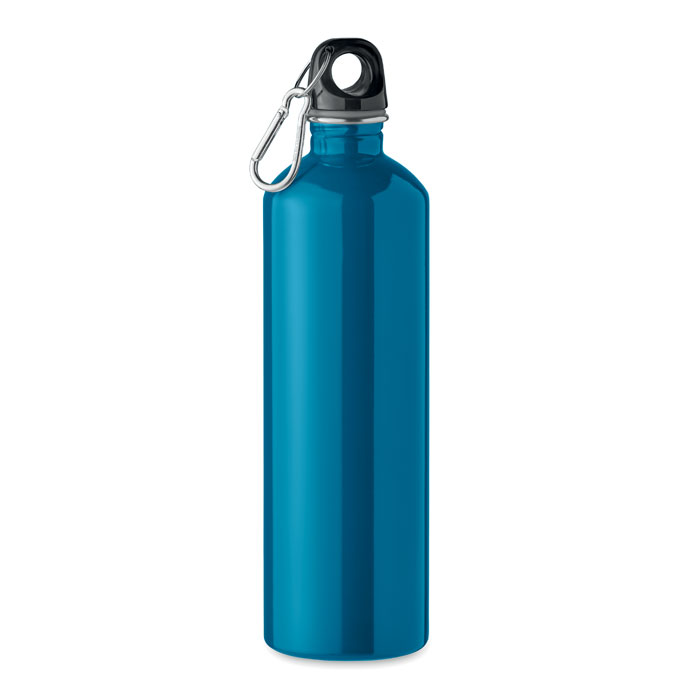 MO2404-12 gadżety reklamowe Butelka z pojedynczą 750ml Jasny niebieski z logo