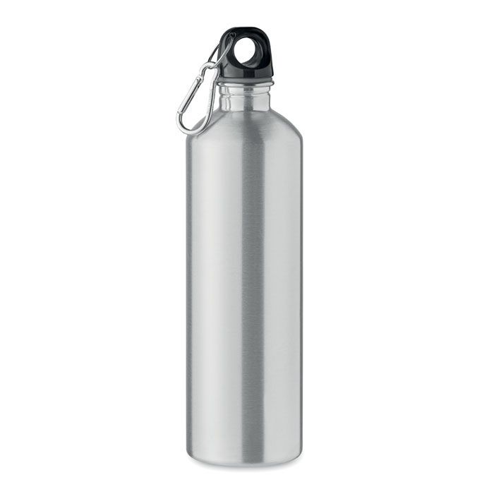 MO2404-16 gadżety reklamowe Butelka z pojedynczą 750ml Srebrny z logo