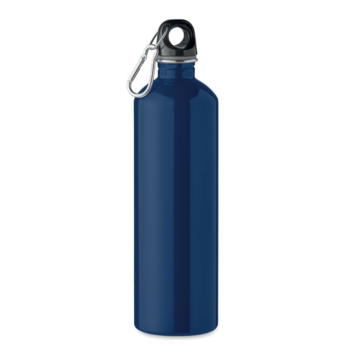 MO2404-85 gadżety reklamowe Butelka z pojedynczą 750ml Granatowy z logo