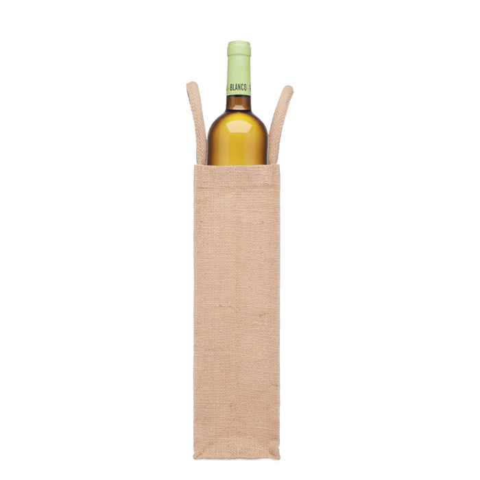 Jutowa torba na wino/1 butelka CAMPO DI VINO - obrazek 5