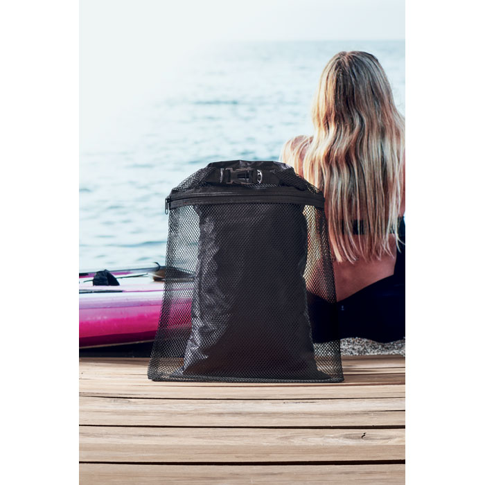 Wodoodporna torba 6L z paskiem SCUBA MESH - obrazek 6
