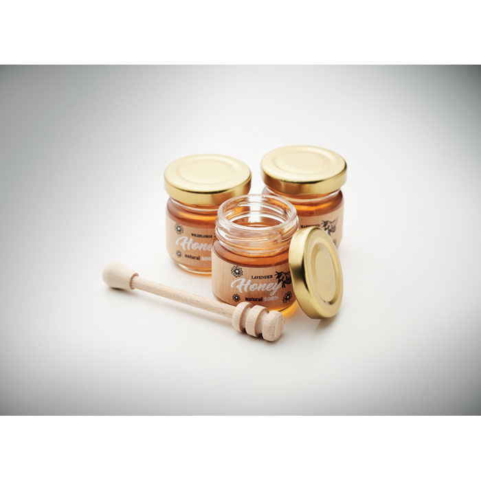 Zestaw 3 sztuk miodu BEEBEE SET - obrazek 6