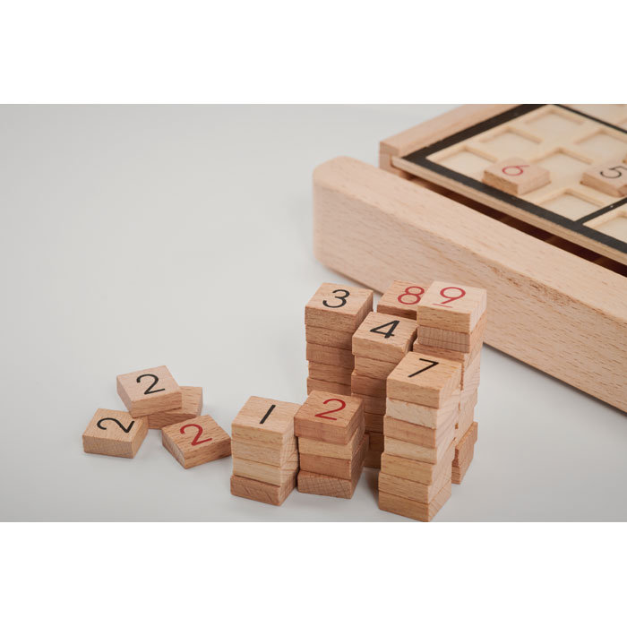 Drewniana gra planszowa sudoku SUDOKU - obrazek 4