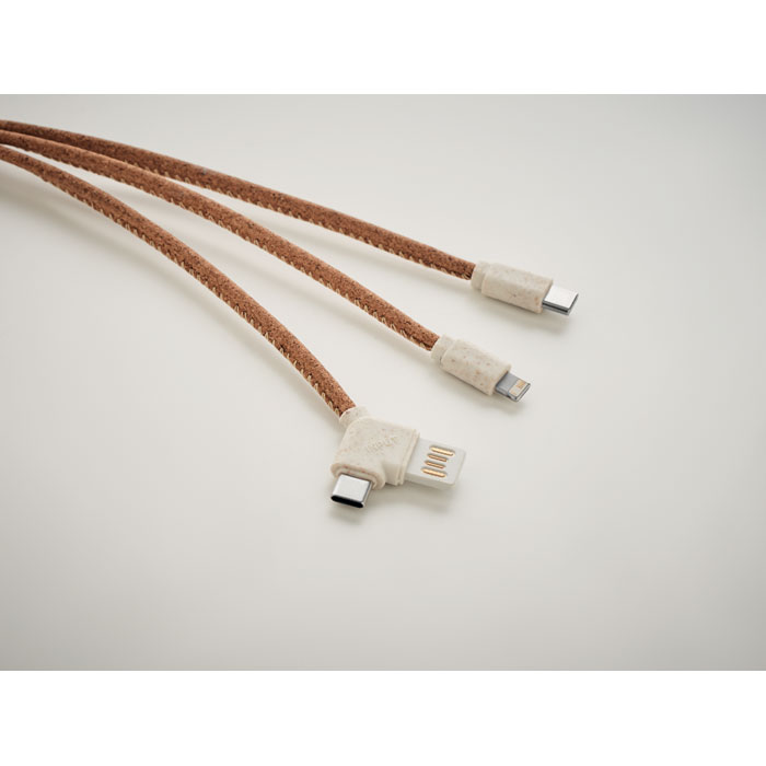 Kabel do ładowania 3 w 1 korek CABIE - obrazek 3