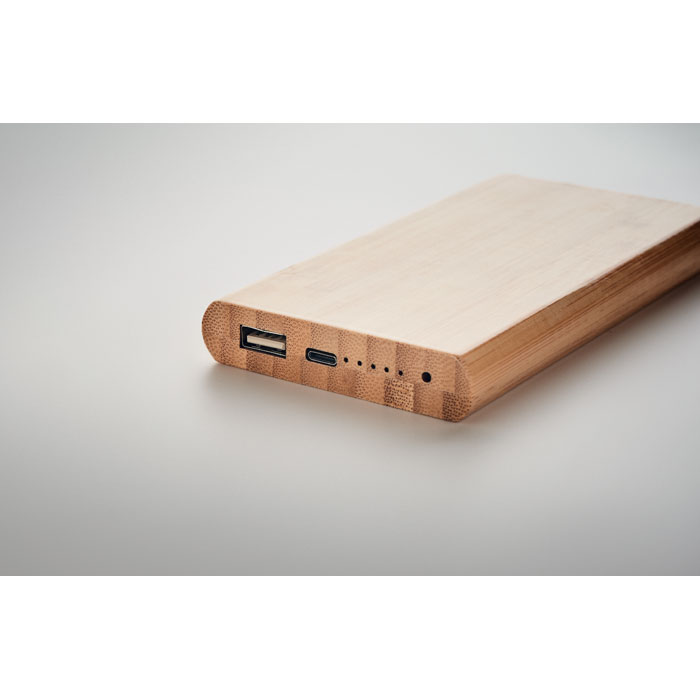 Bambusowy power bank 6000 mAh ARENA C - obrazek 5