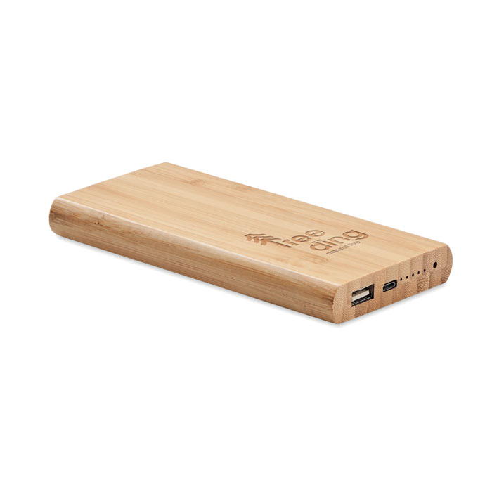 Bambusowy power bank 6000 mAh ARENA C - obrazek 4