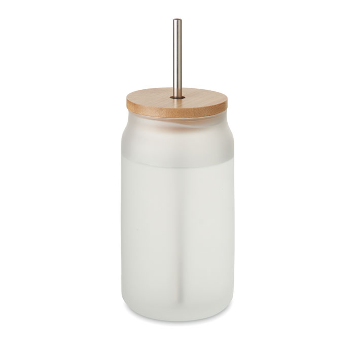 MO6919-26 gadżety reklamowe słoik sublimacyjny 400 ml Biały zdjecie 4