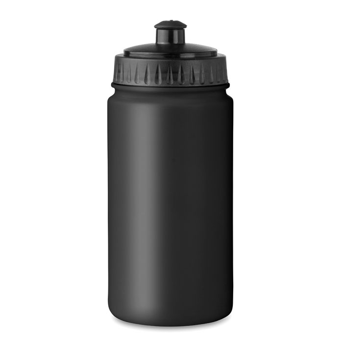 MO8819-03 gadżety reklamowe Butelka do napojów 500ml Czarny z logo