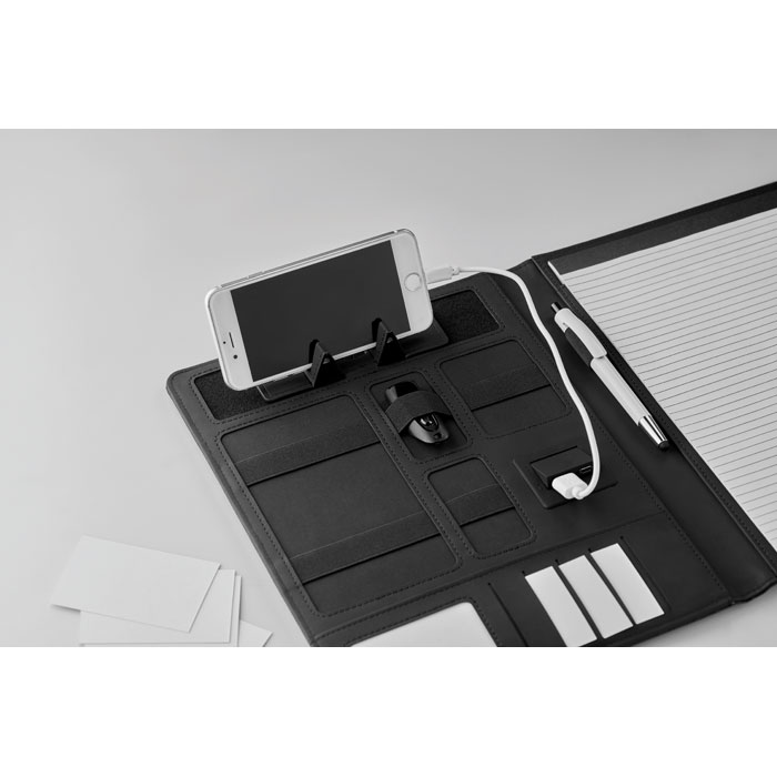 Teczka A4 z powerbankiem POWERFOLDY - obrazek 3