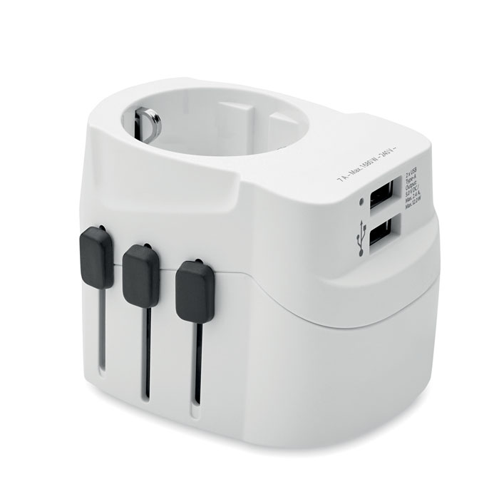 2x USB. 3-gniazda hub PRO LIGHT USB