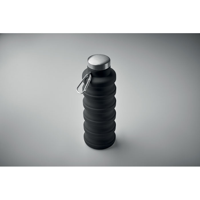 MO2548-03 gadżety reklamowe Składana butelka 500 ml Czarny zdjecie 4
