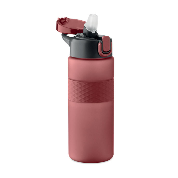MO2755-02 gadżety reklamowe Butelka do picia RPET 700 ml Ciemny czerwony zdjecie 4