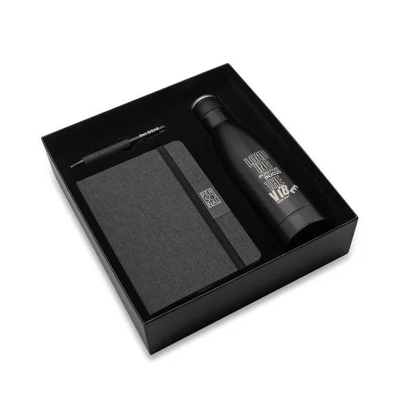 Zestaw biznesowy Pure Black z logo