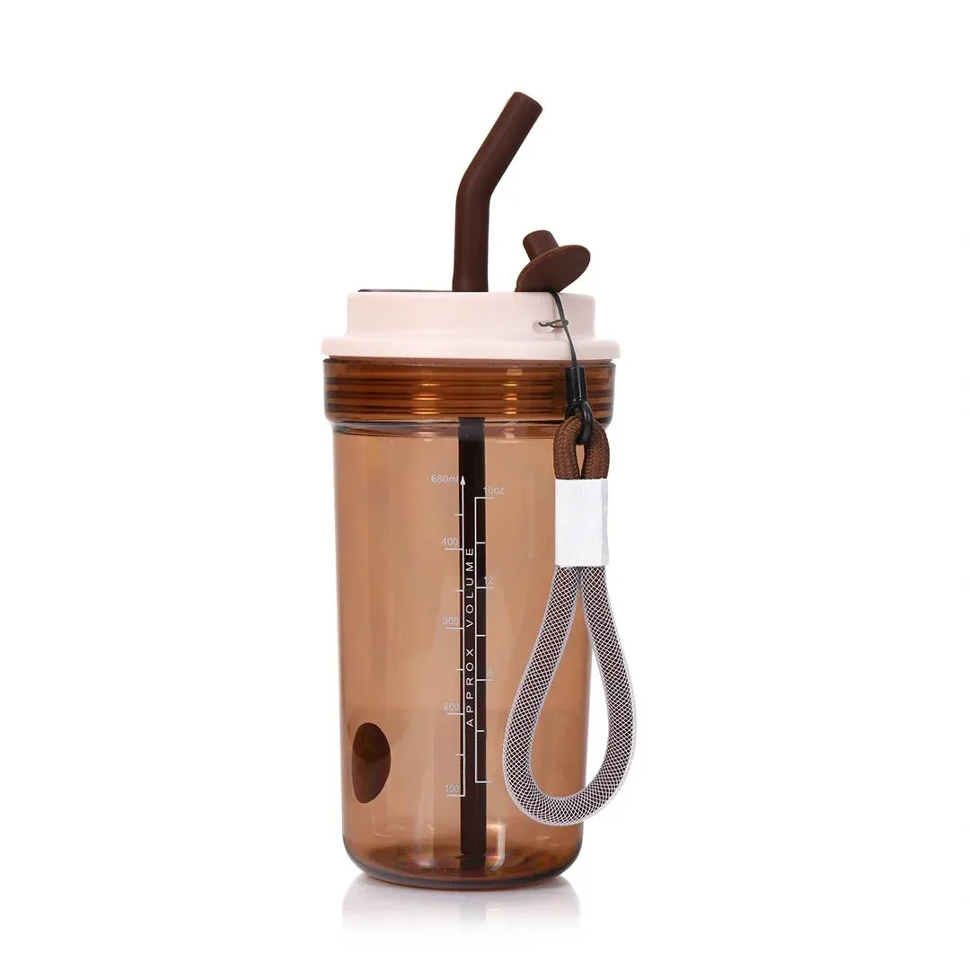 Butelka sportowa Kinetic Sip 680 ml brązowy